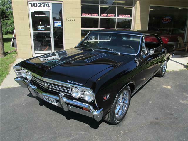 1967 Black Chevrolet Chevelle 2 door coupe