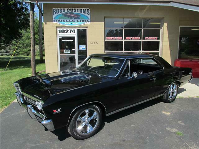 1967 Black Chevrolet Chevelle 2 door coupe