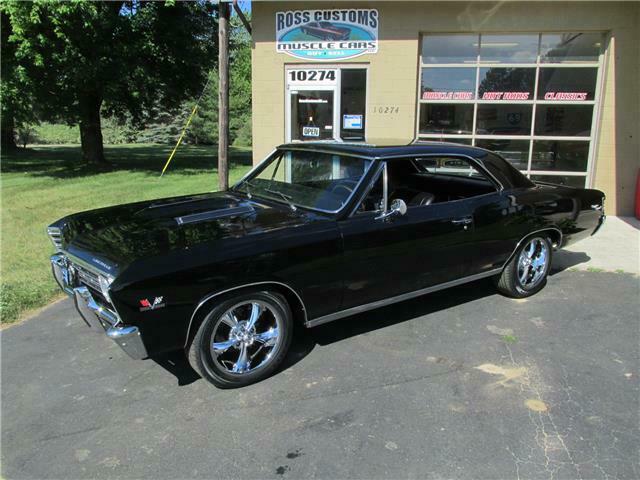 1967 Black Chevrolet Chevelle 2 door coupe
