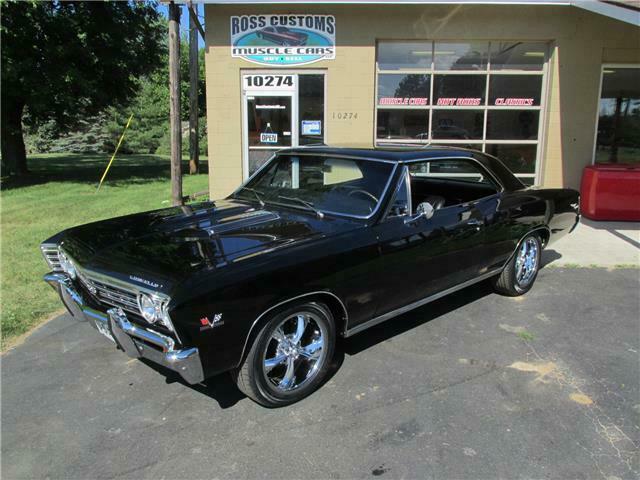 1967 Black Chevrolet Chevelle 2 door coupe