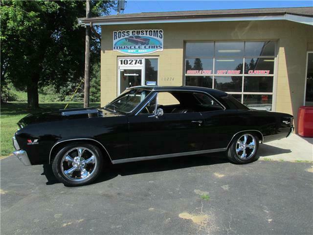 1967 Black Chevrolet Chevelle 2 door coupe
