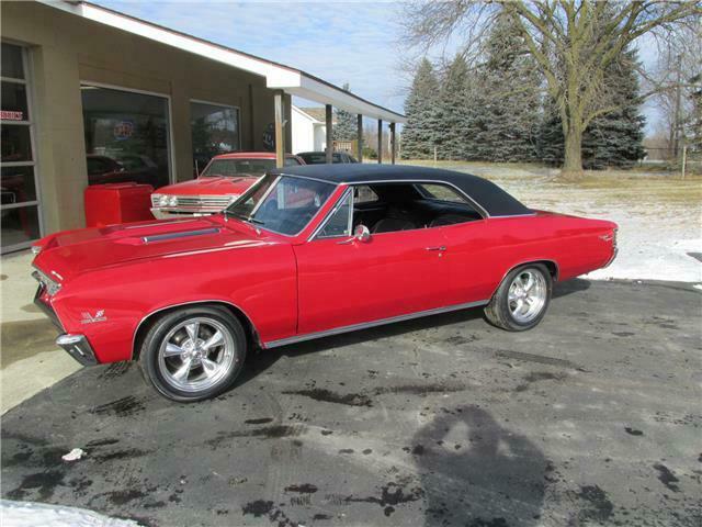 1967 Red Chevrolet Chevelle Coupe