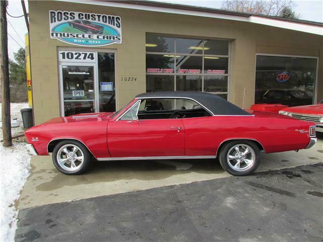 1967 Red Chevrolet Chevelle Coupe