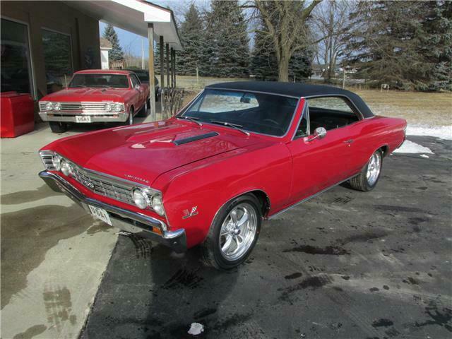 1967 Red Chevrolet Chevelle Coupe