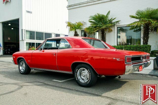 1967 Red Chevrolet Chevelle 2dr coupe
