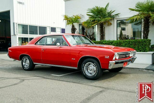 1967 Red Chevrolet Chevelle 2dr coupe