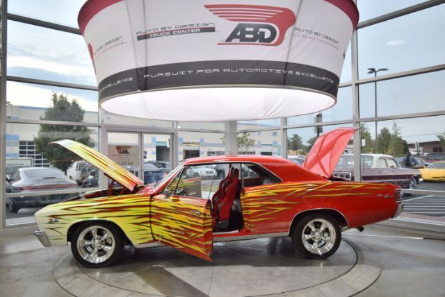 1967 Orange Chevrolet Chevelle Coupe