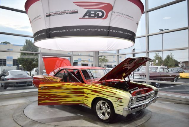 1967 Orange Chevrolet Chevelle Coupe