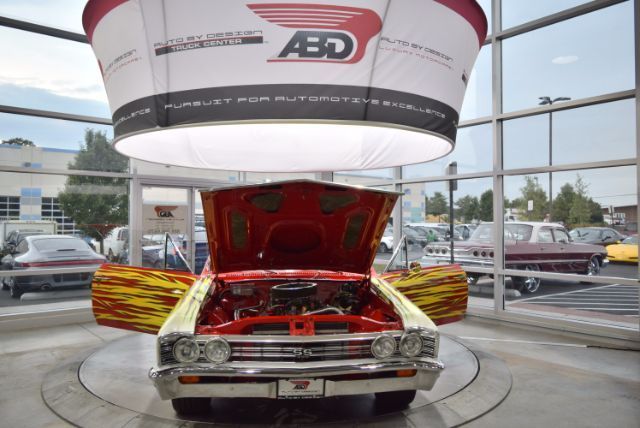 1967 Orange Chevrolet Chevelle Coupe