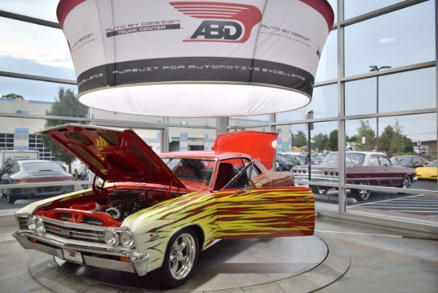 1967 Orange Chevrolet Chevelle Coupe