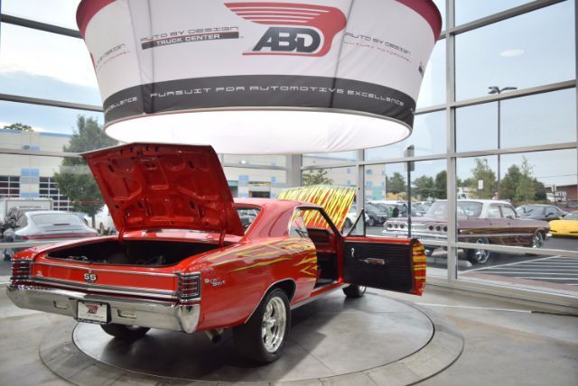 1967 Orange Chevrolet Chevelle Coupe