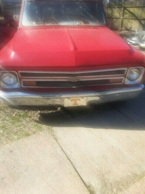 1967 Red Chevrolet C-10 Standard Cab Pickup