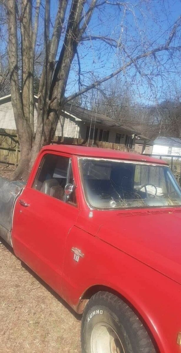 1967 Red Chevrolet C-10 Standard Cab Pickup