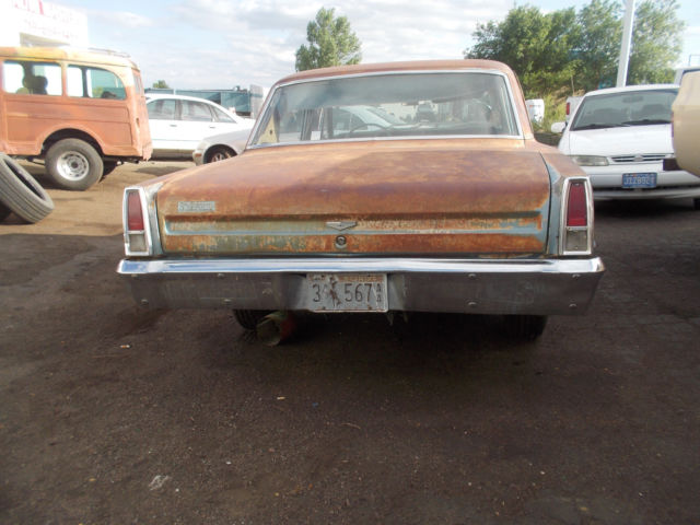 1967 Blue Chevrolet Nova Sedan