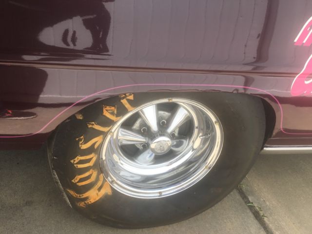 1967 Maroon Chevrolet Nova Coupe