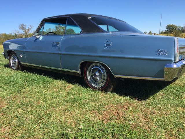 1967 Blue Chevrolet Nova Coupe