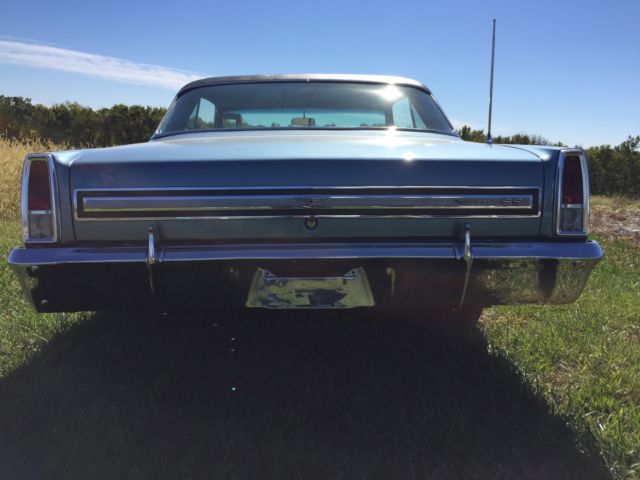 1967 Blue Chevrolet Nova Coupe