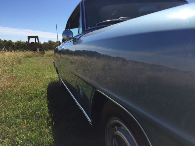 1967 Blue Chevrolet Nova Coupe