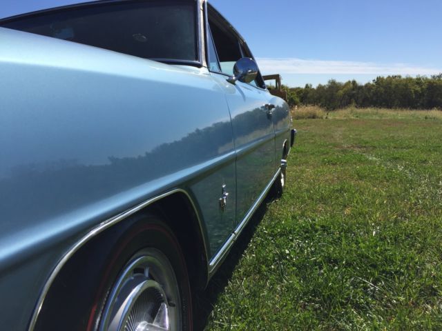 1967 Blue Chevrolet Nova Coupe
