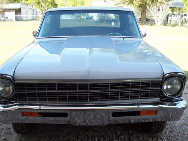 1967 Silver Chevrolet Nova Sedan