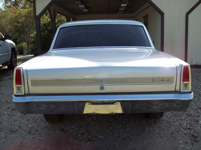 1967 Silver Chevrolet Nova Sedan