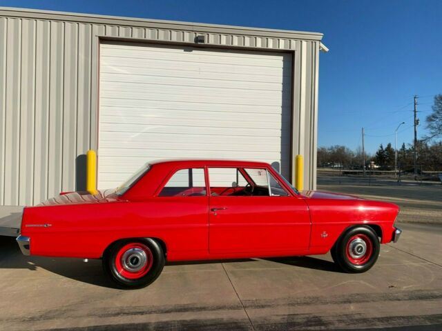 1967 Red Chevrolet Nova Coupe