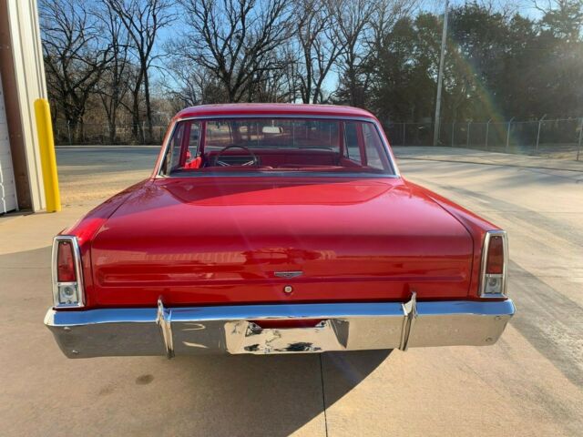 1967 Red Chevrolet Nova Coupe
