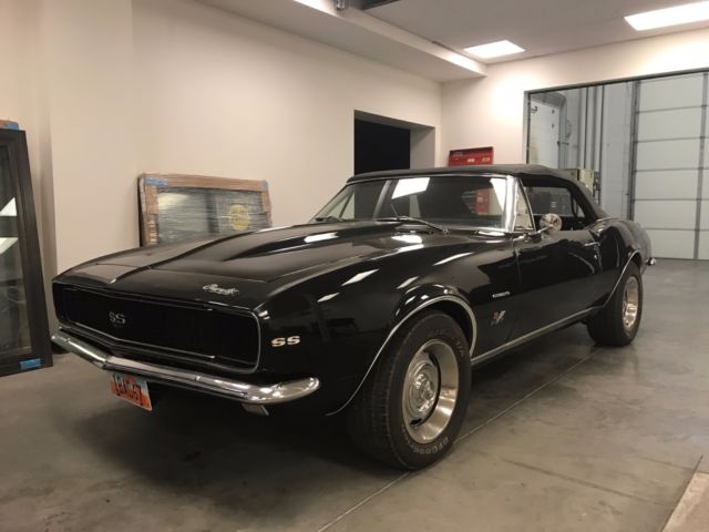 1967 Black Chevrolet Camaro Convertible