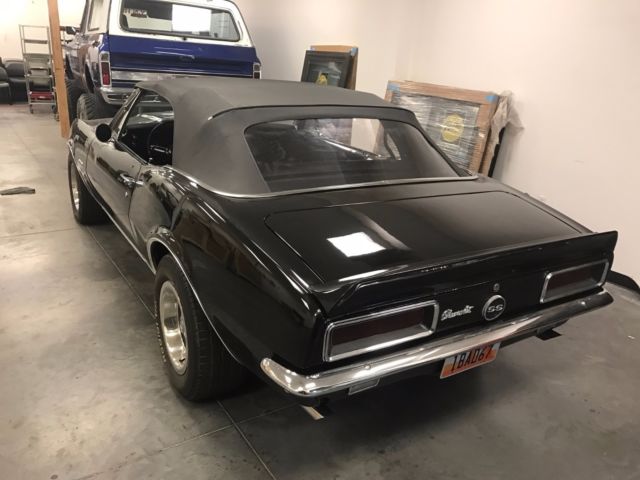 1967 Black Chevrolet Camaro Convertible