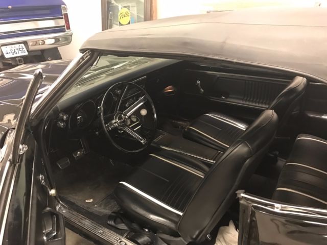 1967 Black Chevrolet Camaro Convertible