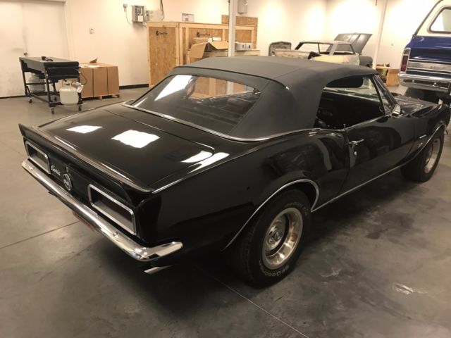 1967 Black Chevrolet Camaro Convertible