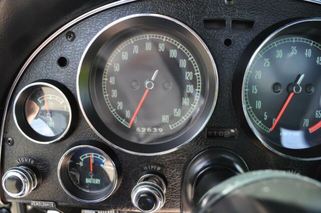 1967 Black Chevrolet Corvette Convertible