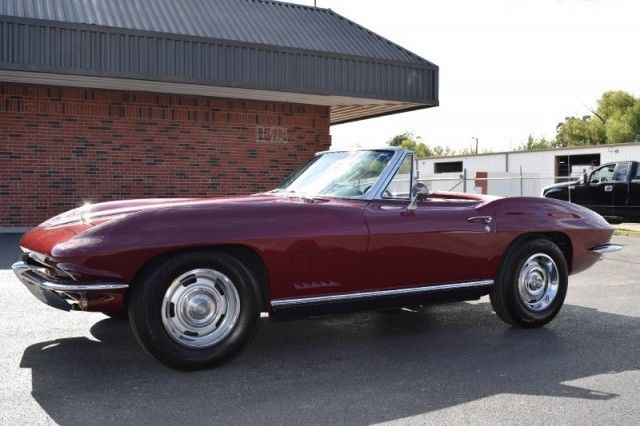 1967 Burgundy Chevrolet Corvette SEDAN