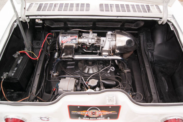 1967 White Chevrolet Corvair Convertible