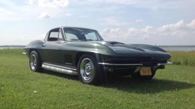 1967 Green Chevrolet Corvette Coupe