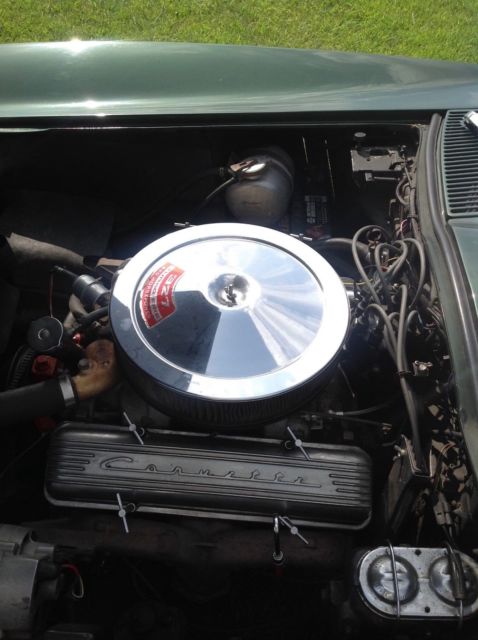 1967 Green Chevrolet Corvette Coupe