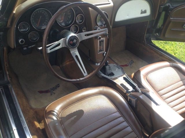 1967 Green Chevrolet Corvette Coupe