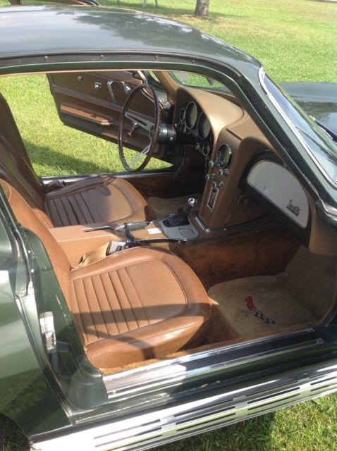 1967 Green Chevrolet Corvette Coupe