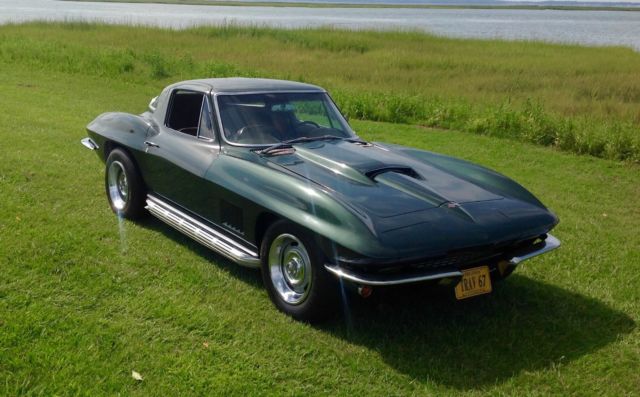 1967 Green Chevrolet Corvette Coupe