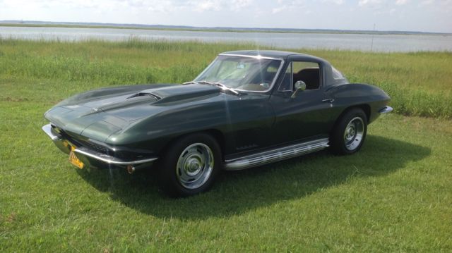 1967 Green Chevrolet Corvette Coupe
