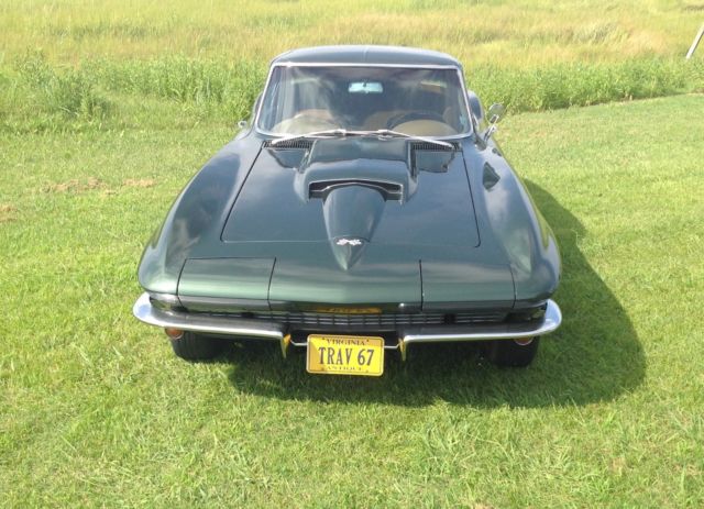 1967 Green Chevrolet Corvette Coupe