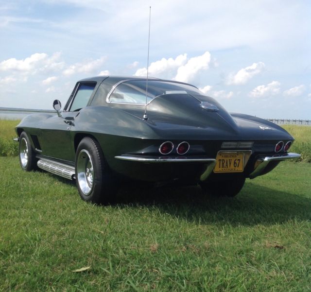 1967 Green Chevrolet Corvette Coupe