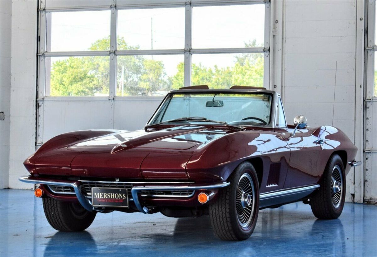 1967 Black Chevrolet Corvette Convertible