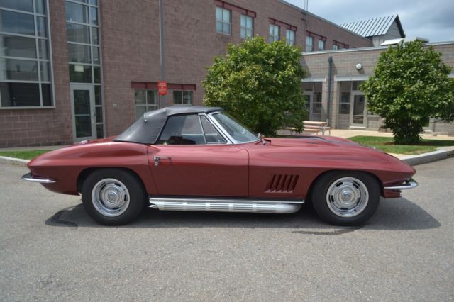 1967 Marlboro Maroon Chevrolet Corvette Convertible