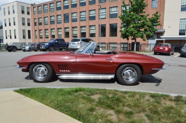 1967 Marlboro Maroon Chevrolet Corvette Convertible