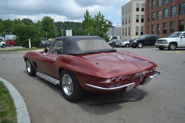 1967 Marlboro Maroon Chevrolet Corvette Convertible