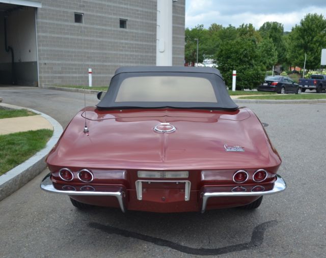 1967 Marlboro Maroon Chevrolet Corvette Convertible