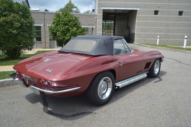 1967 Marlboro Maroon Chevrolet Corvette Convertible