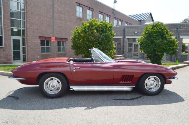 1967 Marlboro Maroon Chevrolet Corvette Convertible
