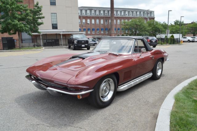1967 Marlboro Maroon Chevrolet Corvette Convertible